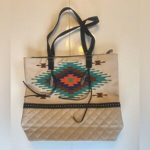 NWOT Western Tote Purse